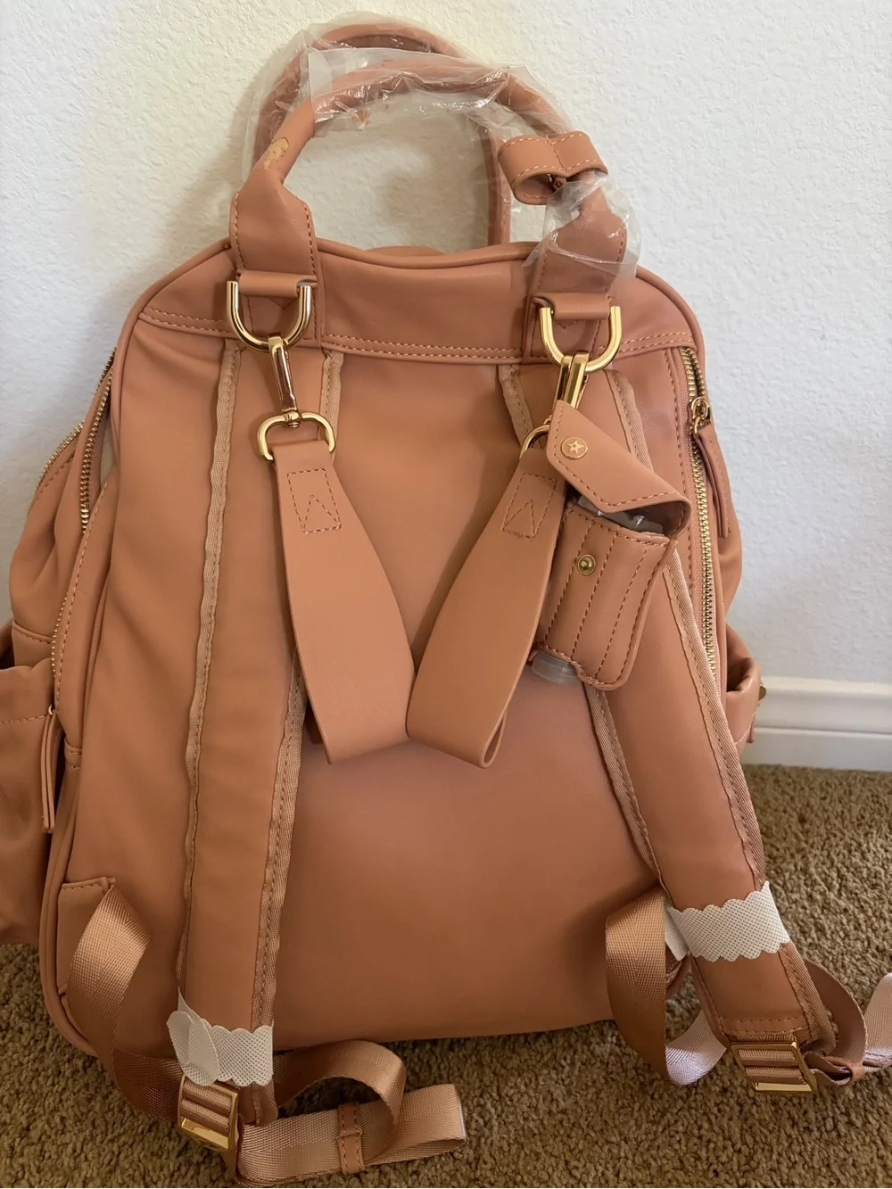 Ju-Ju-Be Diaper Backpack in Dusty Pink